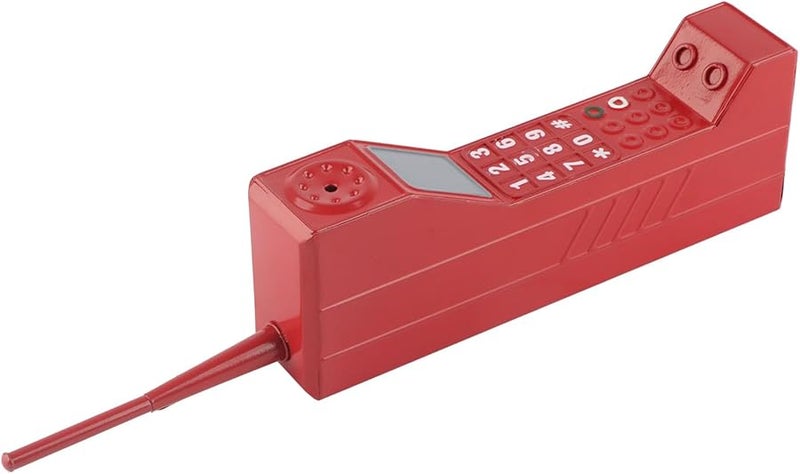 Retro Brick Cell Phone Ornament Vintage Model Lightweight Portable Red - Image 2